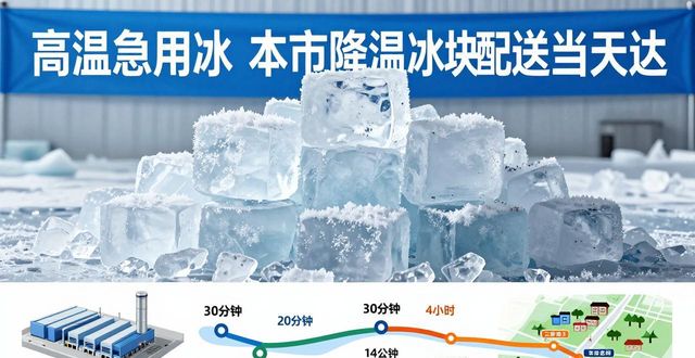 降温冰块配送流程_高效靠谱冰块运输_武昌降温冰块配送
